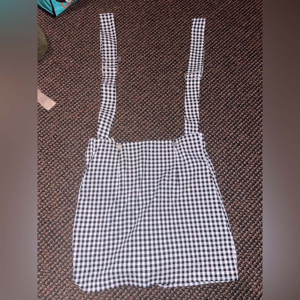 XXS shein plaid skort romper